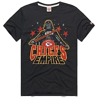 Unisex Homage  Charcoal Kansas City Chiefs Star Wars x NFL Tri-Blend T-Shirt
