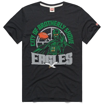 Unisex Homage  Charcoal Philadelphia Eagles Star Wars x NFL Tri-Blend T-Shirt