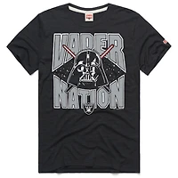 Unisex Homage  Charcoal Las Vegas Raiders Star Wars x NFL Tri-Blend T-Shirt