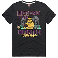Unisex Homage  Charcoal Minnesota Vikings Star Wars x NFL Tri-Blend T-Shirt