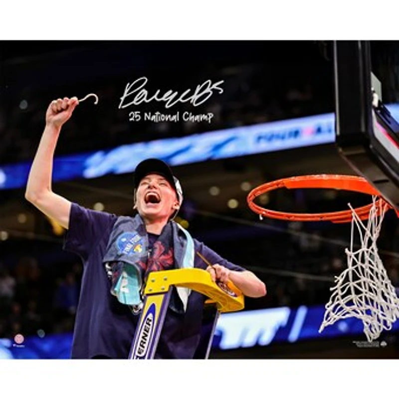 Paige Bueckers UConn Huskies Autographed 16" x 20" Net Cutting Photograph with "25 National Champ" Inscription