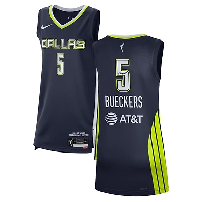 Paige Bueckers Dallas Wings Autographed Navy Nike Explorer Edition Victory Jersey