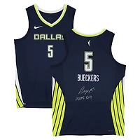 Paige Bueckers Dallas Wings Autographed Navy Nike Edition Victory Jersey with "2025 ROY" Inscription
