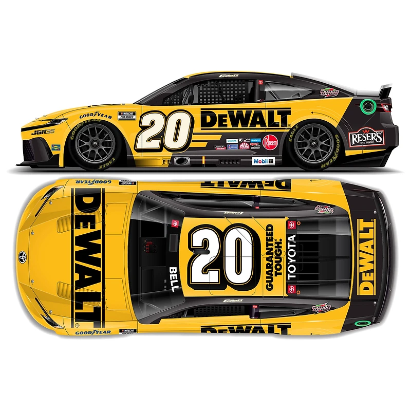 Action Racing Christopher Bell 2026 #20 DeWalt 1:24 Regular Paint Die-Cast Toyota Camry XSE