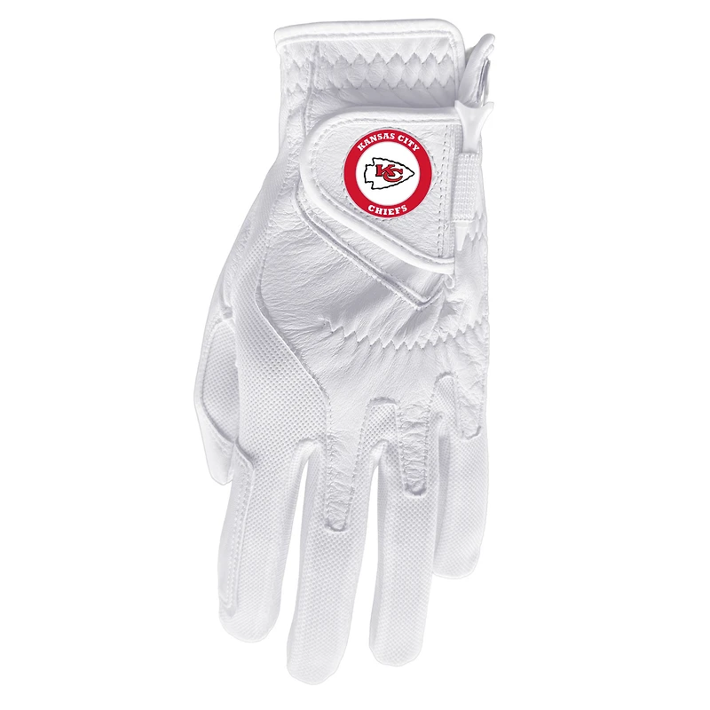 Kansas City Chiefs Cabretta Magnet Golf Glove