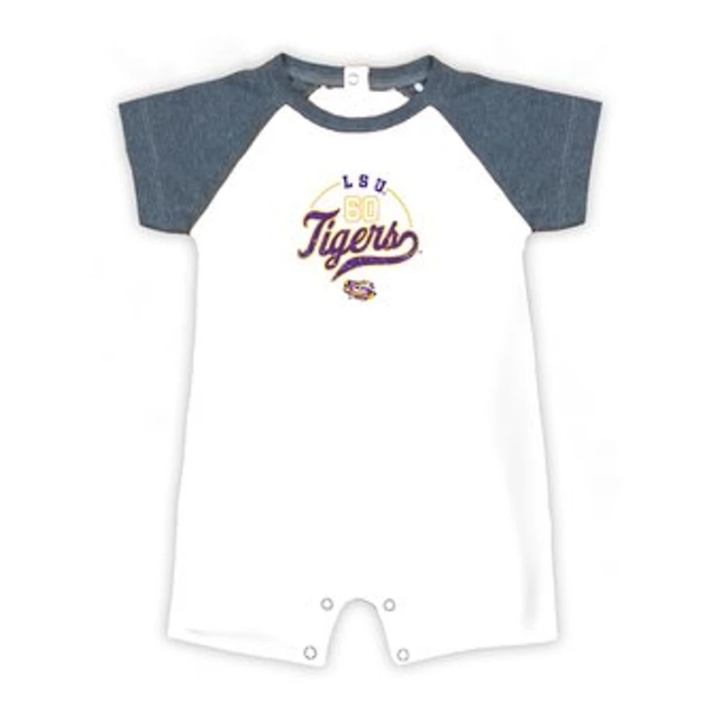 Infant Garb White LSU Tigers Randy Romper