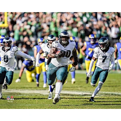 Jordan Davis Philadelphia Eagles Unsigned 2025 Week 3 Blocked Field Goal Returned for Touchdown Photograph