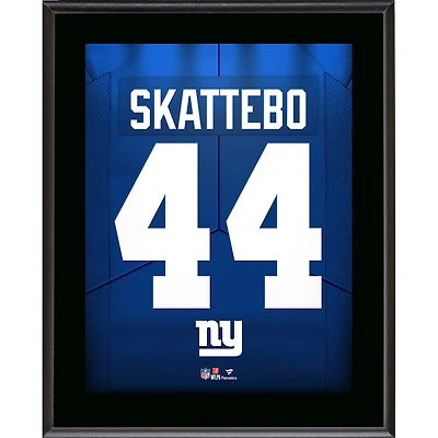 Cam Skattebo New York Giants 10.5" x 13" Jersey Number Sublimated Player Plaque
