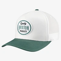 Unisex Brixton  White Henry Trucker Adjustable Hat