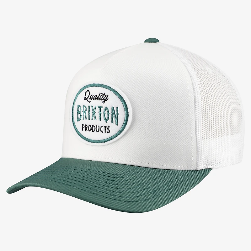 Unisex Brixton White Henry Trucker Adjustable Hat