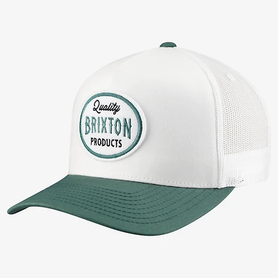 Unisex Brixton White Henry Trucker Adjustable Hat