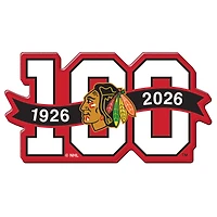 WinCraft Chicago Blackhawks Centennial Premium Acrylic Magnet