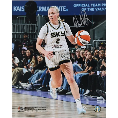 Hailey Van Lith Chicago Sky Autographed 8" x 10" Dribbling Photograph