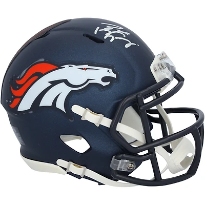 Peyton Manning Denver Broncos Autographed Riddell 2024 Speed Mini Helmet