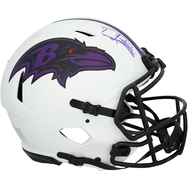 Derrick Henry Baltimore Ravens Autographed Lunar Speed Authentic Helmet - Beckett