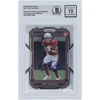 Trey McBride Arizona Cardinals Autographed 2022 Panini Prizm #327 Beckett Fanatics Witnessed Authenticated 10 Rookie Card