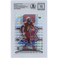 Brian Robinson Jr. Washington Commanders Autographed 2022 Panini Mosaic #322 Beckett Fanatics Witnessed Authenticated /10 Rookie Card
