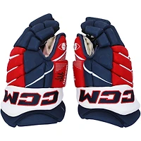Alexander Ovechkin Washington Capitals Autographed Game-Used Blue CCM Gloves from the 2024-25 NHL Season