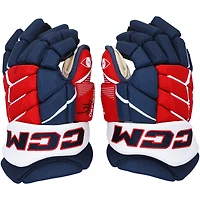 Alexander Ovechkin Washington Capitals Autographed Game-Used Blue CCM Gloves from the 2024-25 NHL Season - HH98515467-68