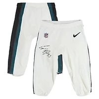 Cooper DeJean Philadelphia Eagles Autographed Game-Used #33 White Nike Pants vs. Tampa Bay Buccaneers on September 29, 2024