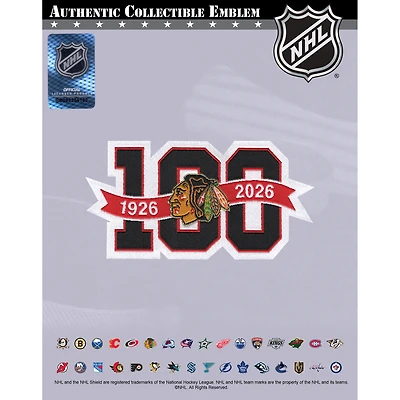 Chicago Blackhawks 100th Anniversary Jersey Patch