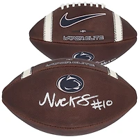 Nick Singleton Penn State Nittany Lions Autographed Nike USA Authentic Game Football