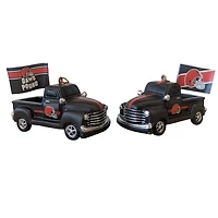 Cleveland Browns Hangable 3" Rally Truck Two-Piece Statue Set