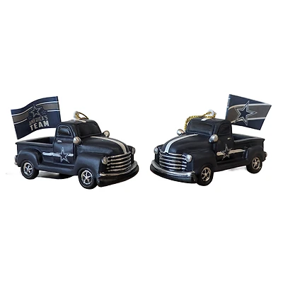 Dallas Cowboys Hangable 3" Rally Truck Two-Piece Statue Set