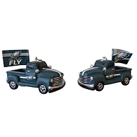 Philadelphia Eagles Hangable 3" Rally Truck Two-Piece Statue Set