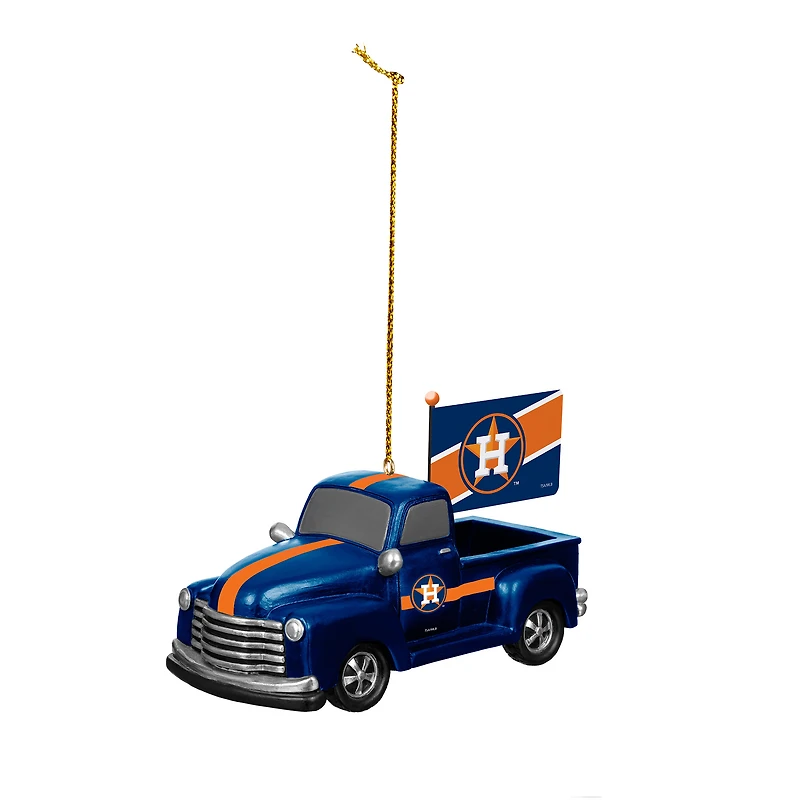 Houston Astros 3" Rally Truck Two-Piece Ornament Set
