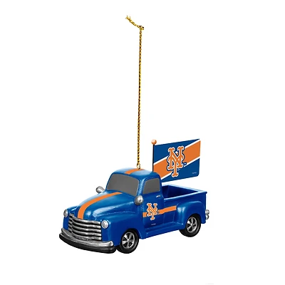 New York Mets 3" Rally Truck Two-Piece Ornament Set