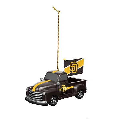 San Diego Padres 3" Rally Truck Two-Piece Ornament Set