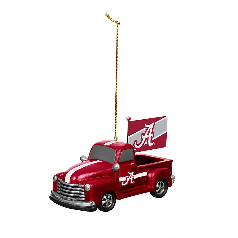 Alabama Crimson Tide 3" Rally Truck Two-Piece Ornament Set
