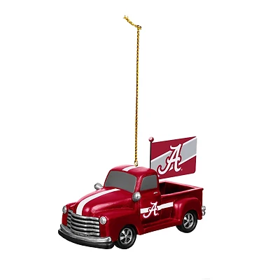 Alabama Crimson Tide 3" Rally Truck Two-Piece Ornament Set
