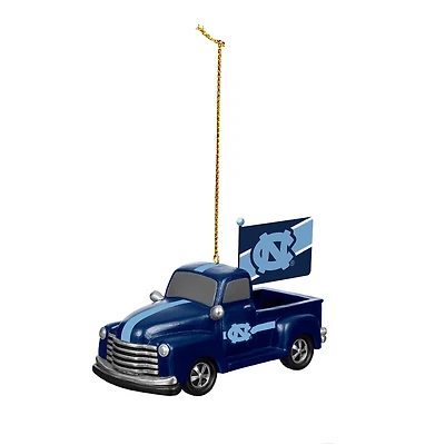 North Carolina Tar Heels 3" Rally Truck Two-Piece Ornament Set