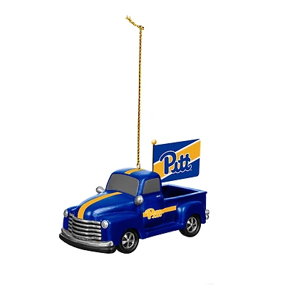 Pitt Panthers 3" Rally Truck Two-Piece Ornament Set