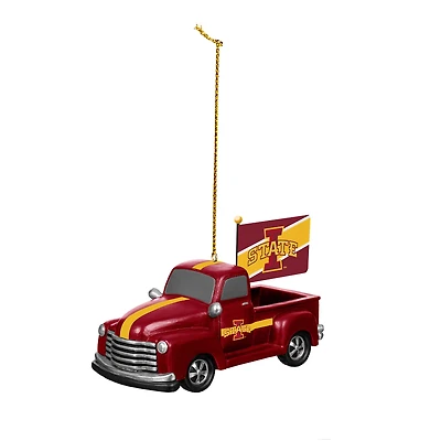 Iowa State Cyclones 3" Rally Truck Two-Piece Ornament Set