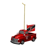 Texas Tech Red Raiders 3" Rally Truck Two-Piece Ornament Set