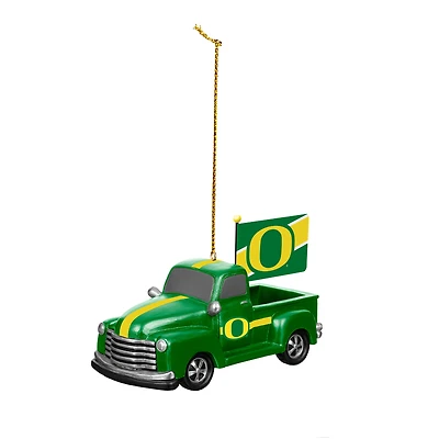 Oregon Ducks 3" Rally Truck Two-Piece Ornament Set