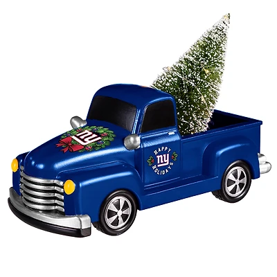 New York Giants 9" Holiday Rally Truck LED Statue