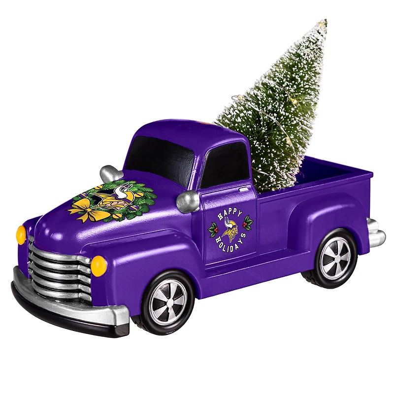 Minnesota Vikings 9" Holiday Rally Truck LED Statue
