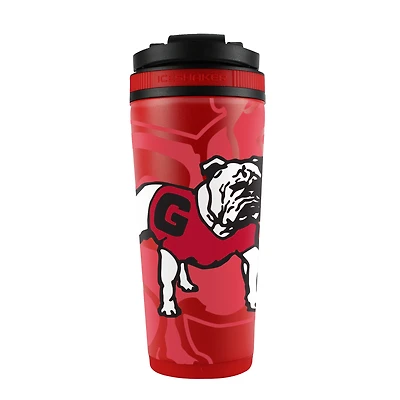WinCraft Georgia Bulldogs 26oz. 4D Stainless Steel Shaker Bottle