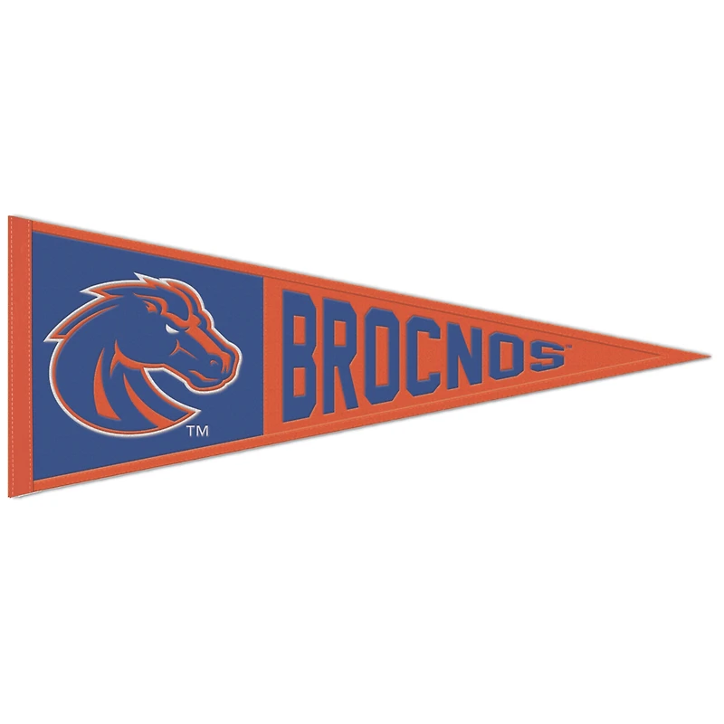 WinCraft Boise State Broncos 13" x 32" Wool Primary Logo Pennant