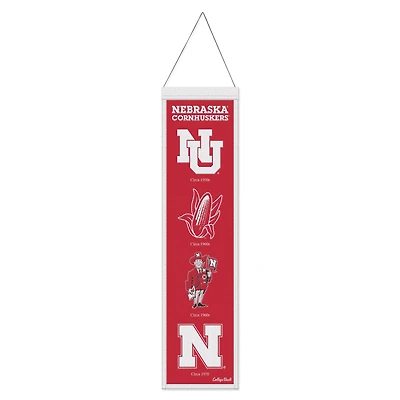 WinCraft Nebraska Huskers 8" x 32" Evolution Banner