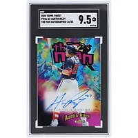 Austin Riley Atlanta Braves Autographed 2020 Topps Finest The Man #FTMA-AR #16/50 SGC Authenticated 9.5 Card