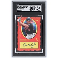 Cal Ripken Jr. Baltimore Orioles Autographed 2024 Topps Brooklyn Collection Black #AC-CR #2/75 SGC Authenticated 9.5/10 Card