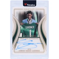 Ahmad Gardner New York Jets Autographed 2023 Panini Immaculate Collection Draft Pick Auto #DP-ASG #83/99 Card