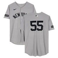 Carlos Rodón New York Yankees Game-Used #55 Gray Nike Jersey vs. Chicago White Sox on August 29, 2025 - 6 IP, ER, 5 K, W