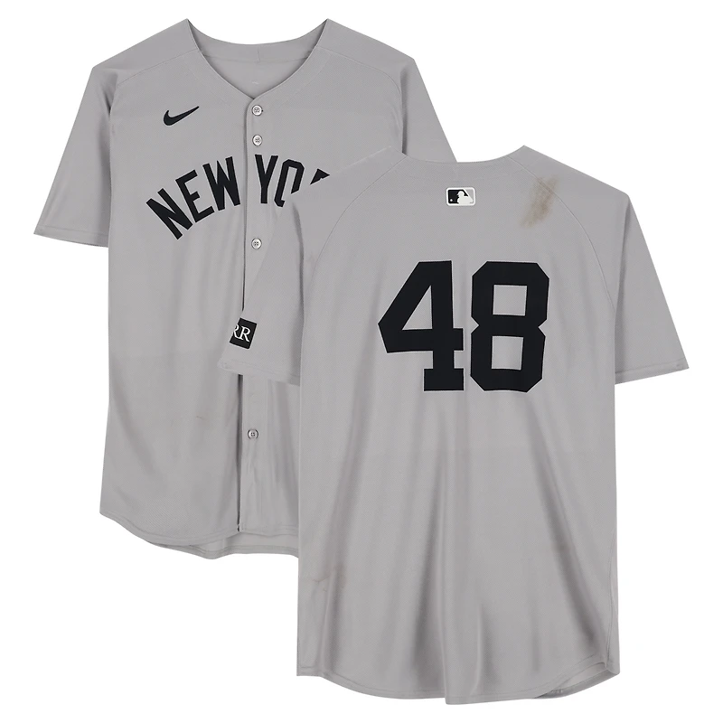 Paul Goldschmidt New York Yankees Game-Used #48 Gray Nike Jersey vs. Houston Astros on September 4, 2025
