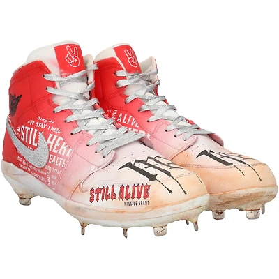 Jarren Duran Boston Red Sox Game-Used Red Jordan Brand Cleats vs. Miami Marlins on August 17, 2025
